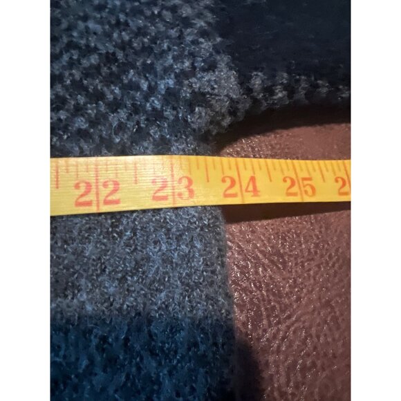 Tahari  Buffalo Plaid 3/4th Sleeve Jacket M Black & Gray wool Blend Sweater - Picture 3 of 7